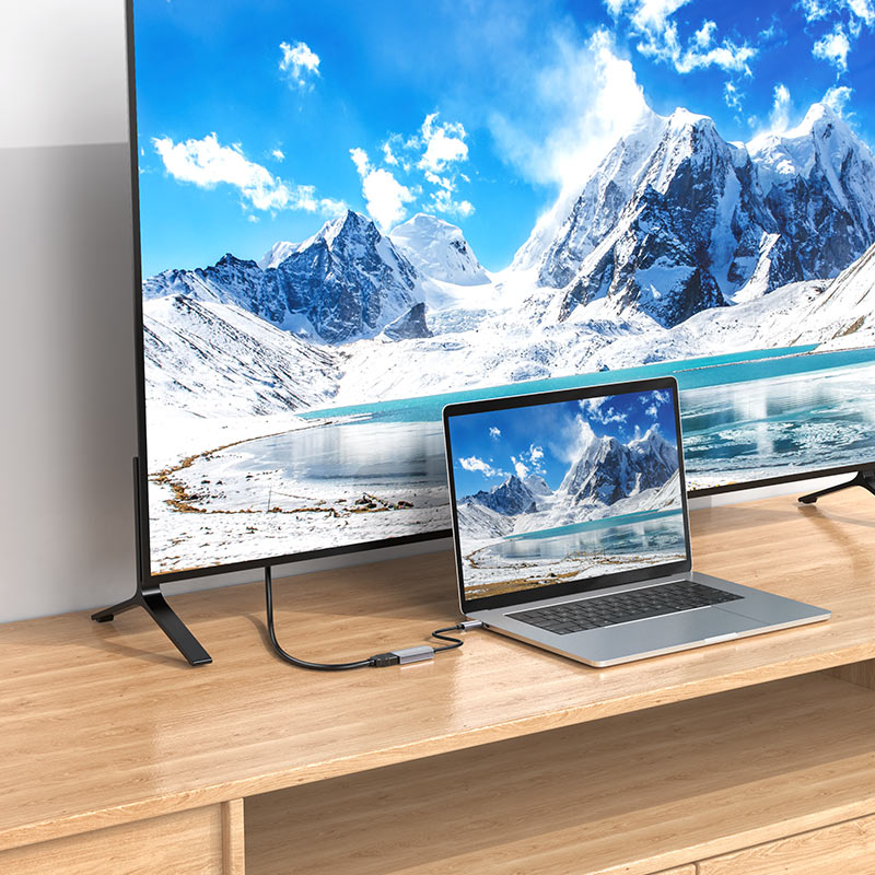 Câble adaptateur USB-C mâle vers HDMI femelle Câble adaptateur USB-C mâle vers HDMI femelle